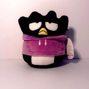 Badtz Maru Squishmallow with purple hoodie RARE
